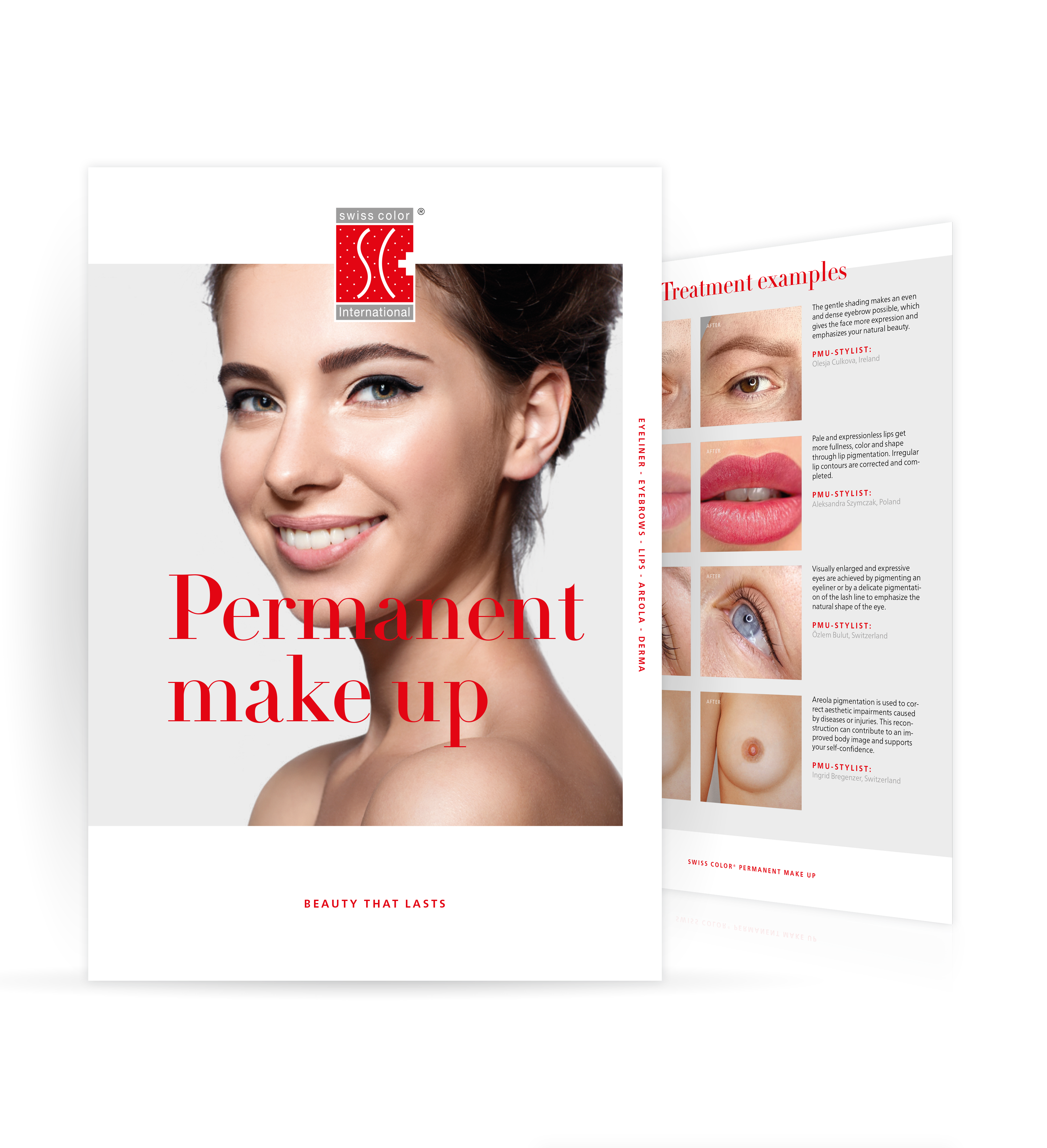 Englischer Permanent Make up Infofolder