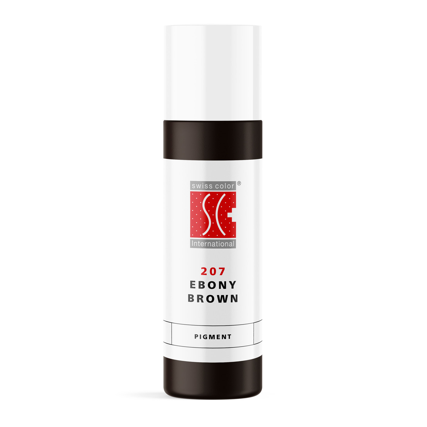 Das Permanent Make up Augenbrauen Pigment 207 Ebony Brown ist ein feiner Mittelbraun Farbton für alle gängigen PMU Augenbrauentechniken.