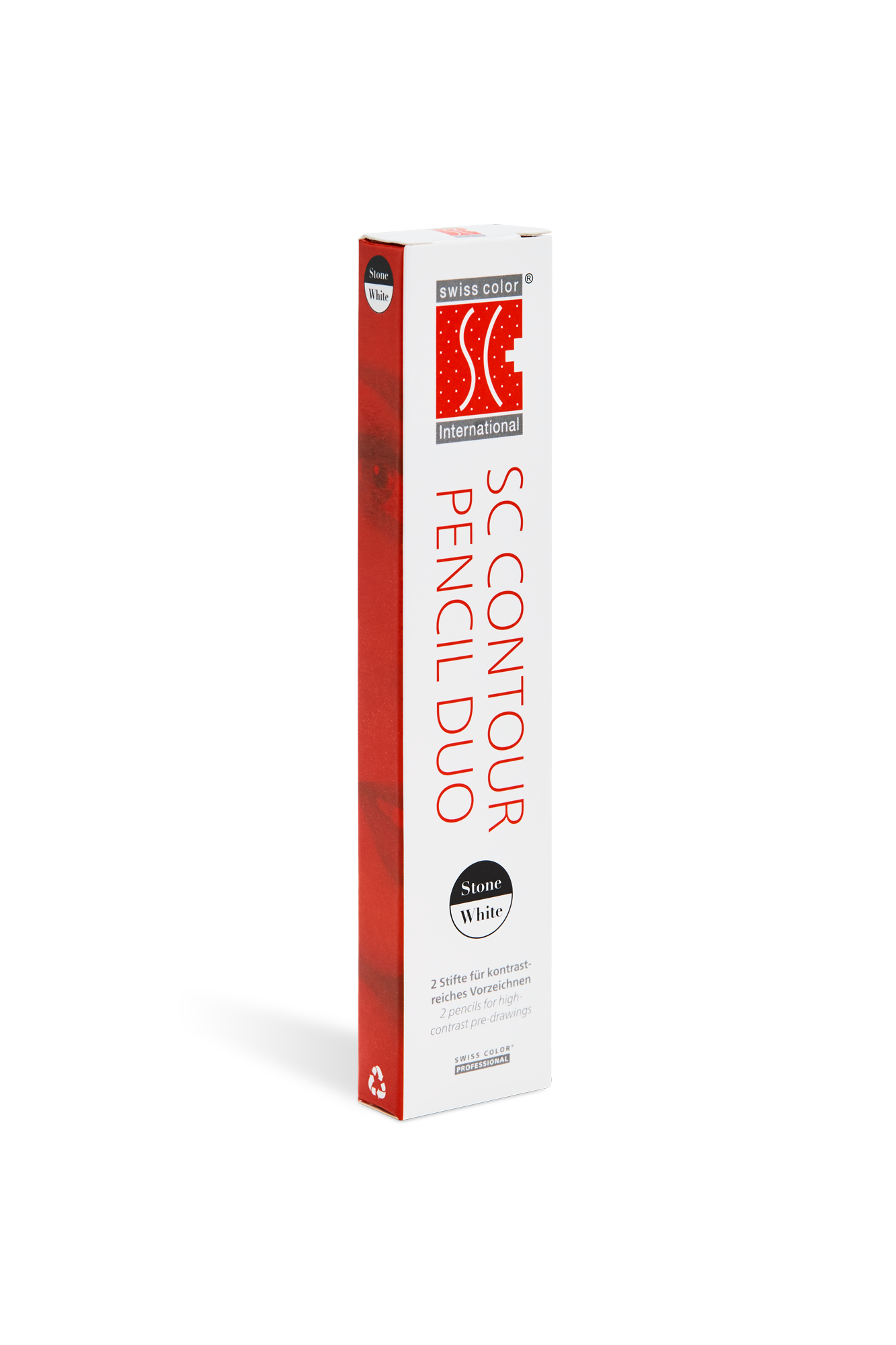 Verpackung aus Karton für die beiden Vorzeichenstifte