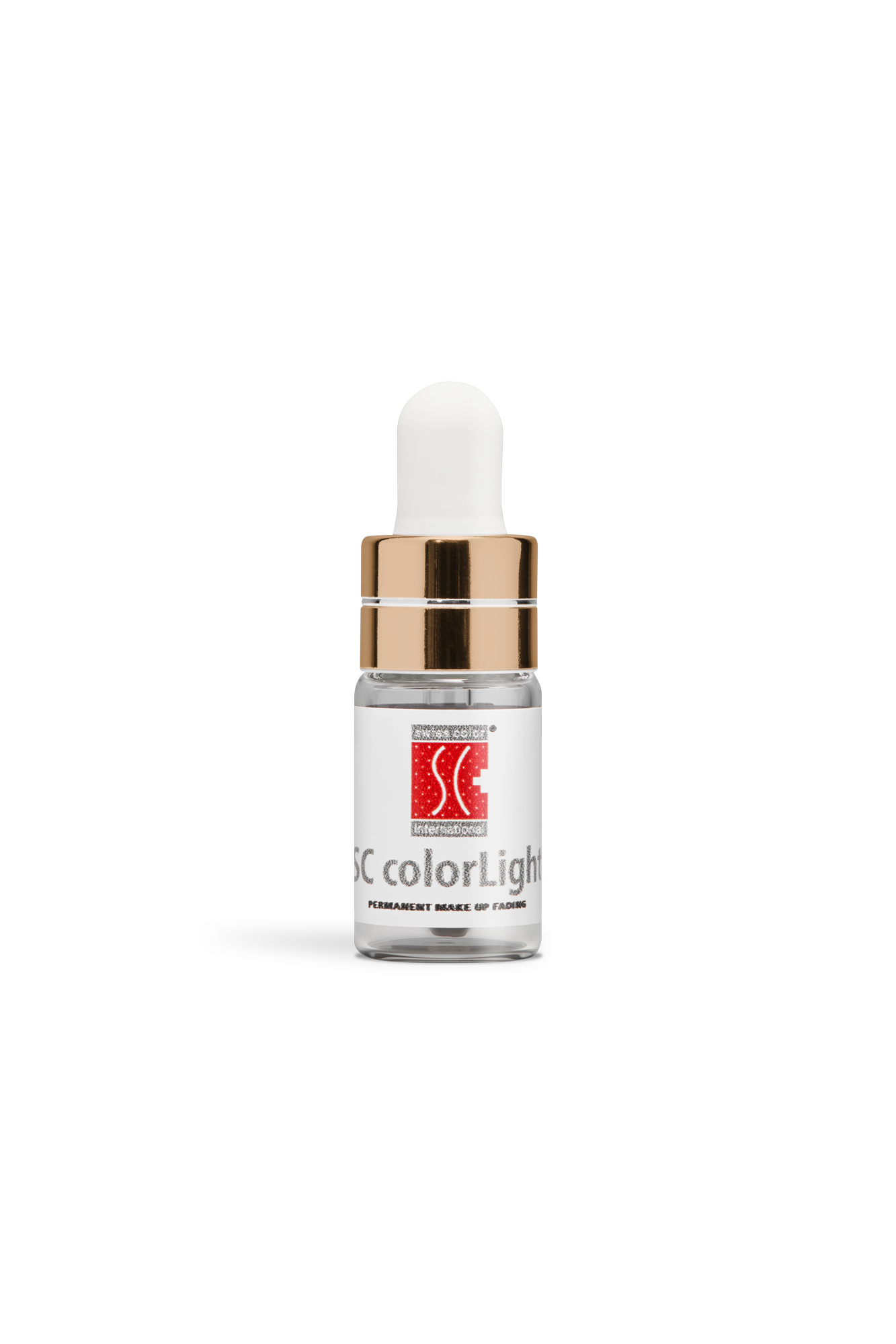 Darstellung der kleinen Pipettenflasche mit dem Permanent Make up Fader SC colorLight